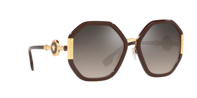 Versace Sunglasses VE4413 TRANSPARENT BROWN