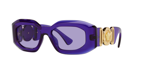 Versace Violet Irregular Men's Sunglasses VE4425U 54191A 54 8056597895651 -  Sunglasses, Versace Sunglasses - Jomashop
