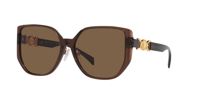 Versace Sunglasses VE4449D TRANSPARENT BROWN