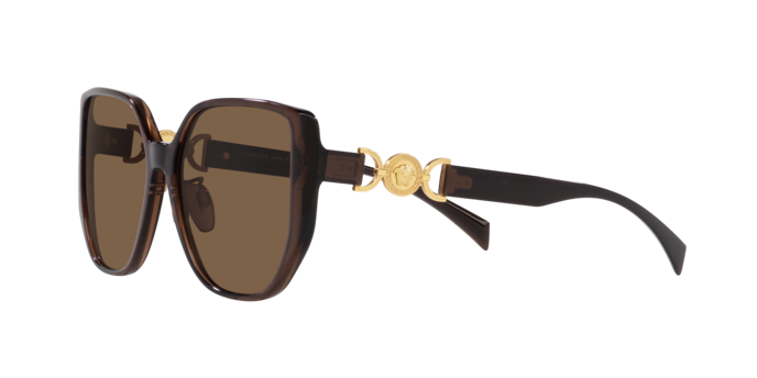 Versace Sunglasses VE4449D TRANSPARENT BROWN