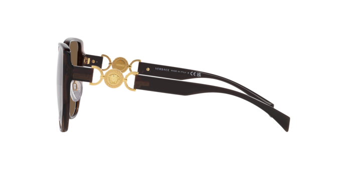 Versace Sunglasses VE4449D TRANSPARENT BROWN