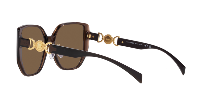 Versace Sunglasses VE4449D TRANSPARENT BROWN
