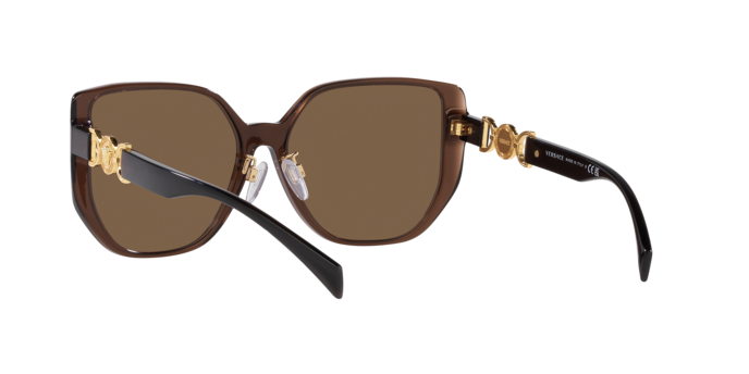 Versace Sunglasses VE4449D TRANSPARENT BROWN