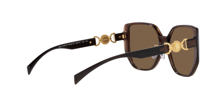 Versace Sunglasses VE4449D TRANSPARENT BROWN