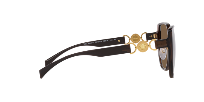 Versace Sunglasses VE4449D TRANSPARENT BROWN