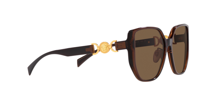 Versace Sunglasses VE4449D TRANSPARENT BROWN