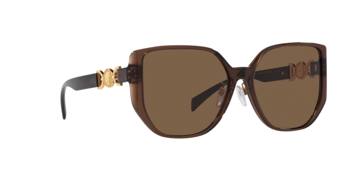 Versace Sunglasses VE4449D TRANSPARENT BROWN