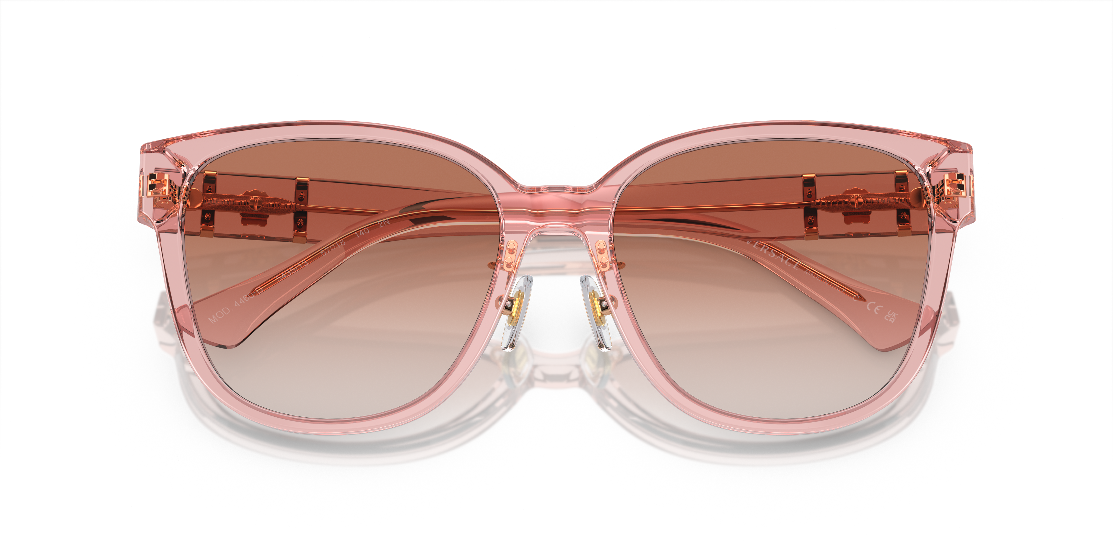 Versace Sunglasses VE4460D PEACH TRANSPARENT