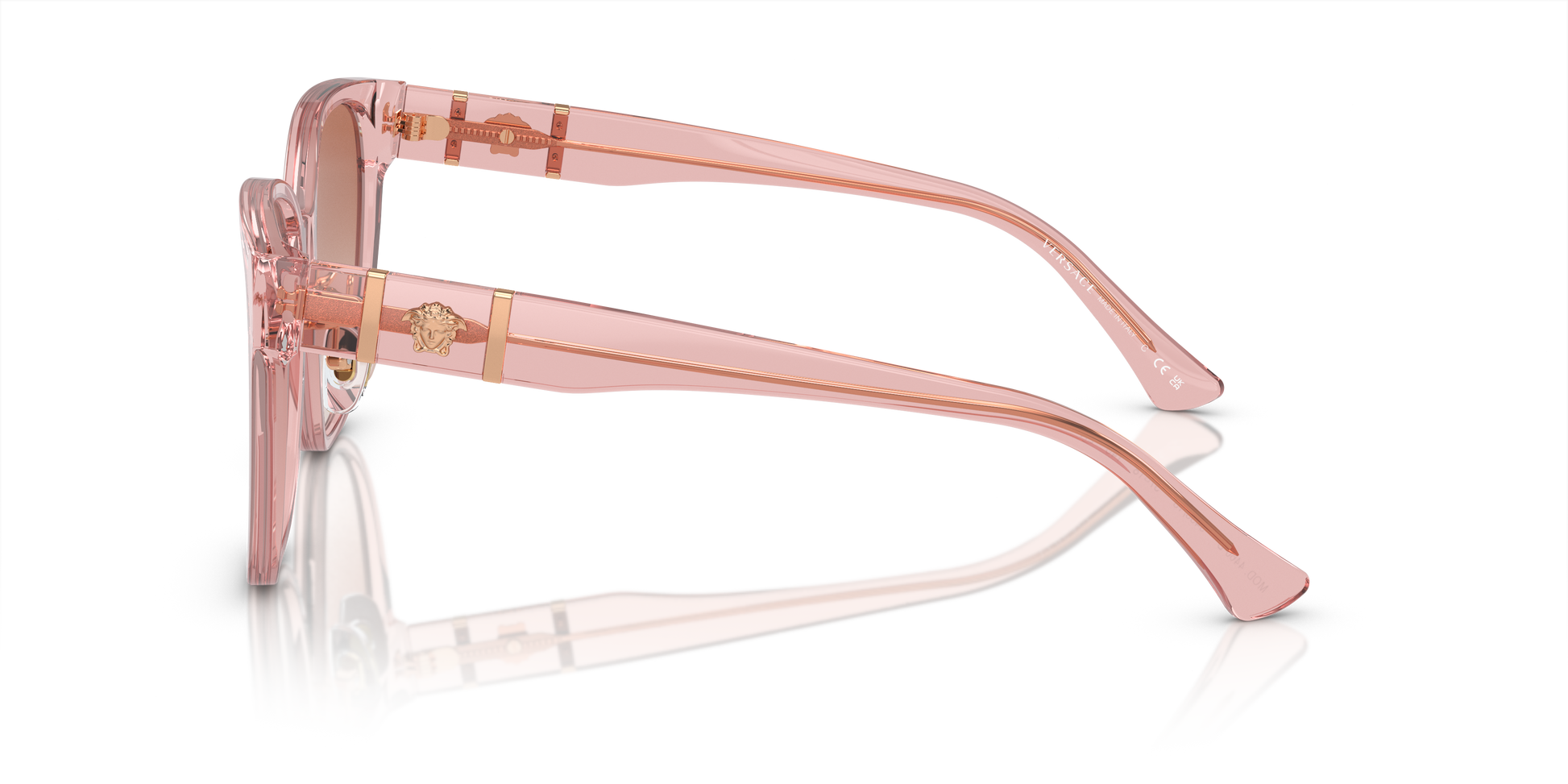 Versace Sunglasses VE4460D PEACH TRANSPARENT