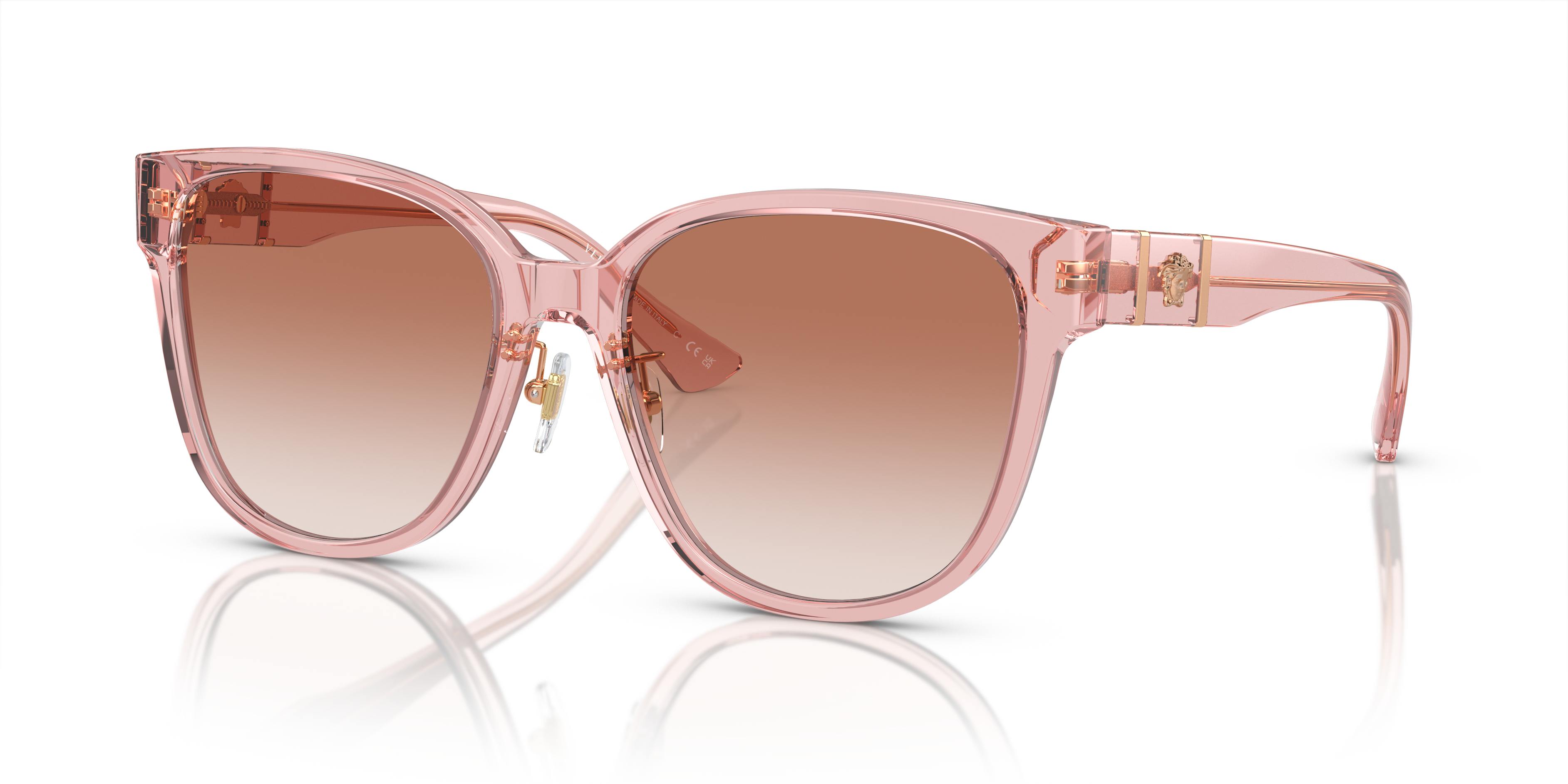Versace Sunglasses VE4460D PEACH TRANSPARENT