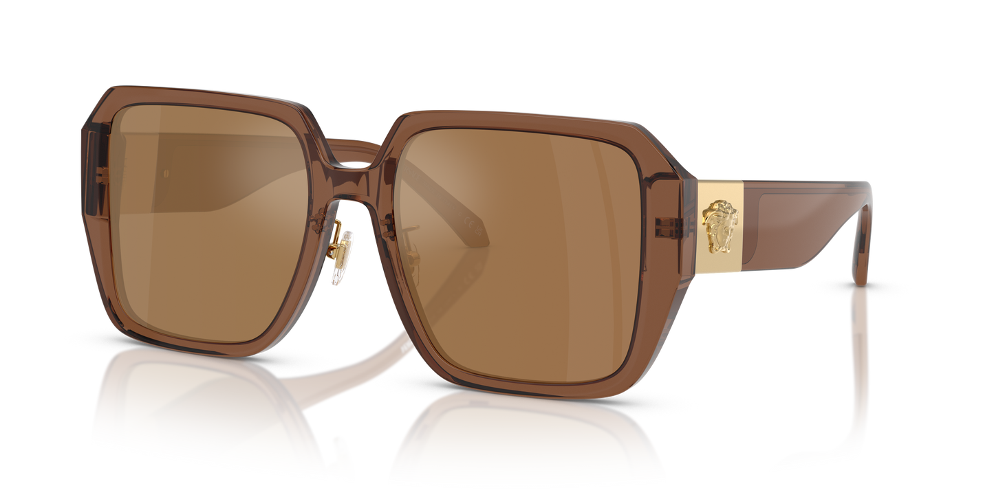 Versace Sunglasses VE4472D TRANSPARENT DARK BROWN