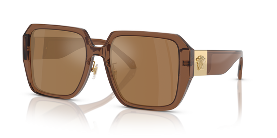 Versace Sunglasses VE4472D TRANSPARENT DARK BROWN