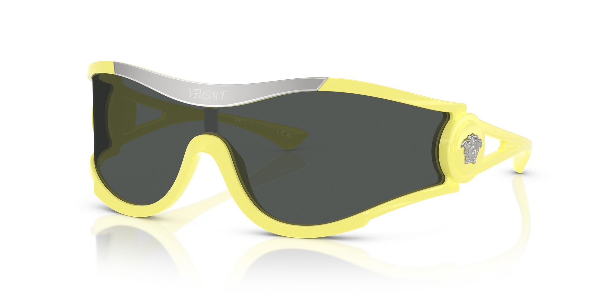 Versace VE4475 548687 Yellow Sunglasses for Men and Women