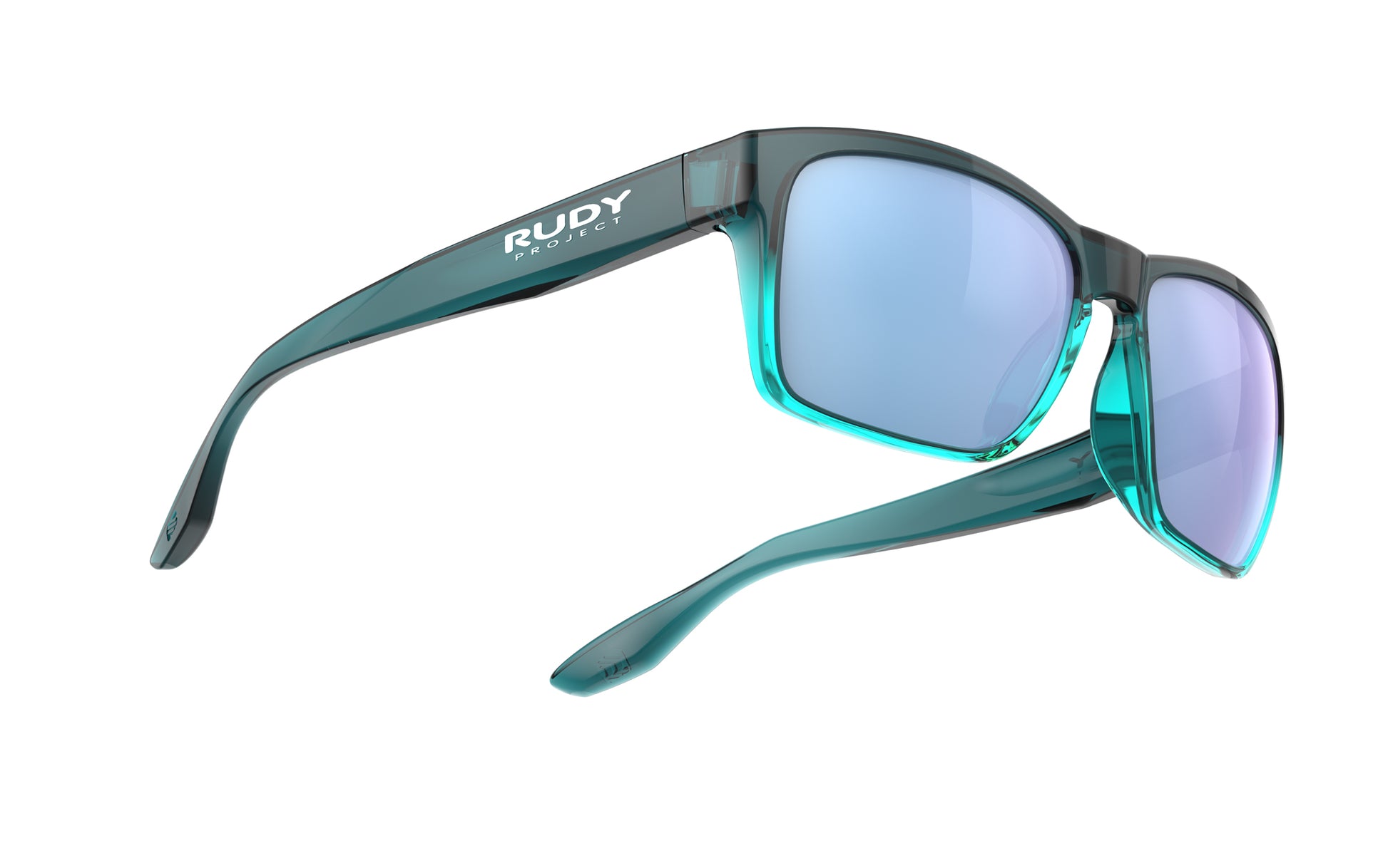 Rudy Project Spinhawk Edge Slim SQ116848-0000 CRYSTAL TEAL/WATER GLOSS - Multilaser Ice
