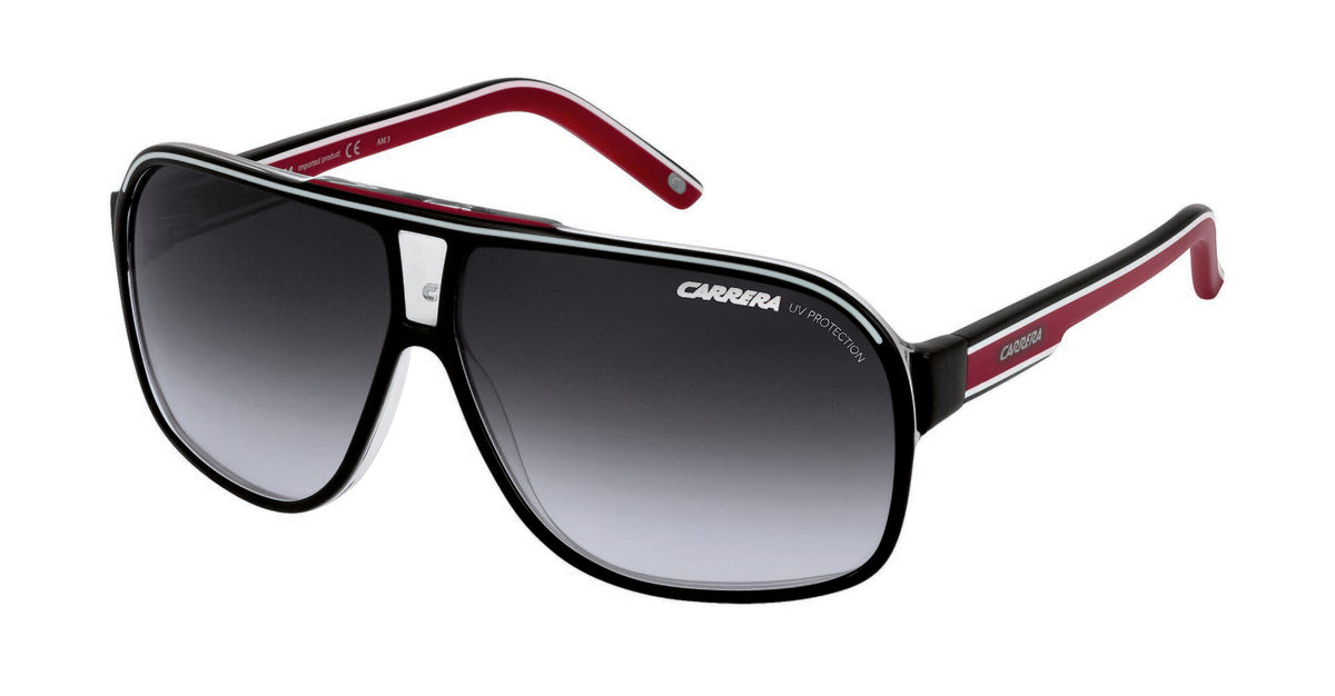 Carrera Sunglasses CAGRAND PRIX 2 T4O/9O Black Crystal Black White Red