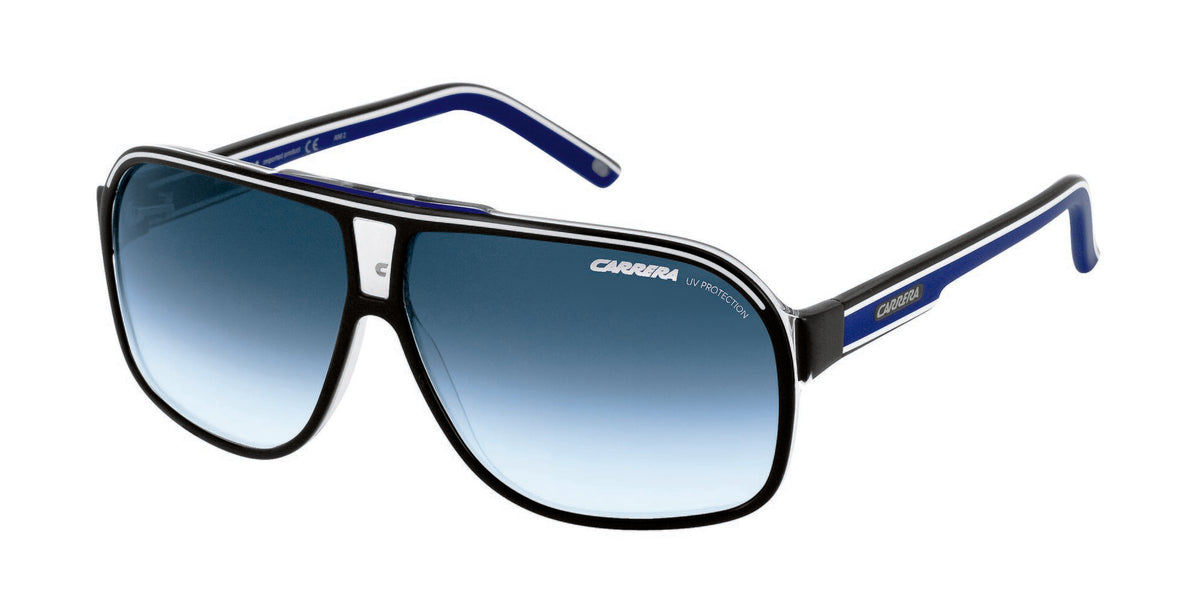 Carrera Sunglasses CAGRAND PRIX 2 T5C/08 Black Crystal Black White Blue