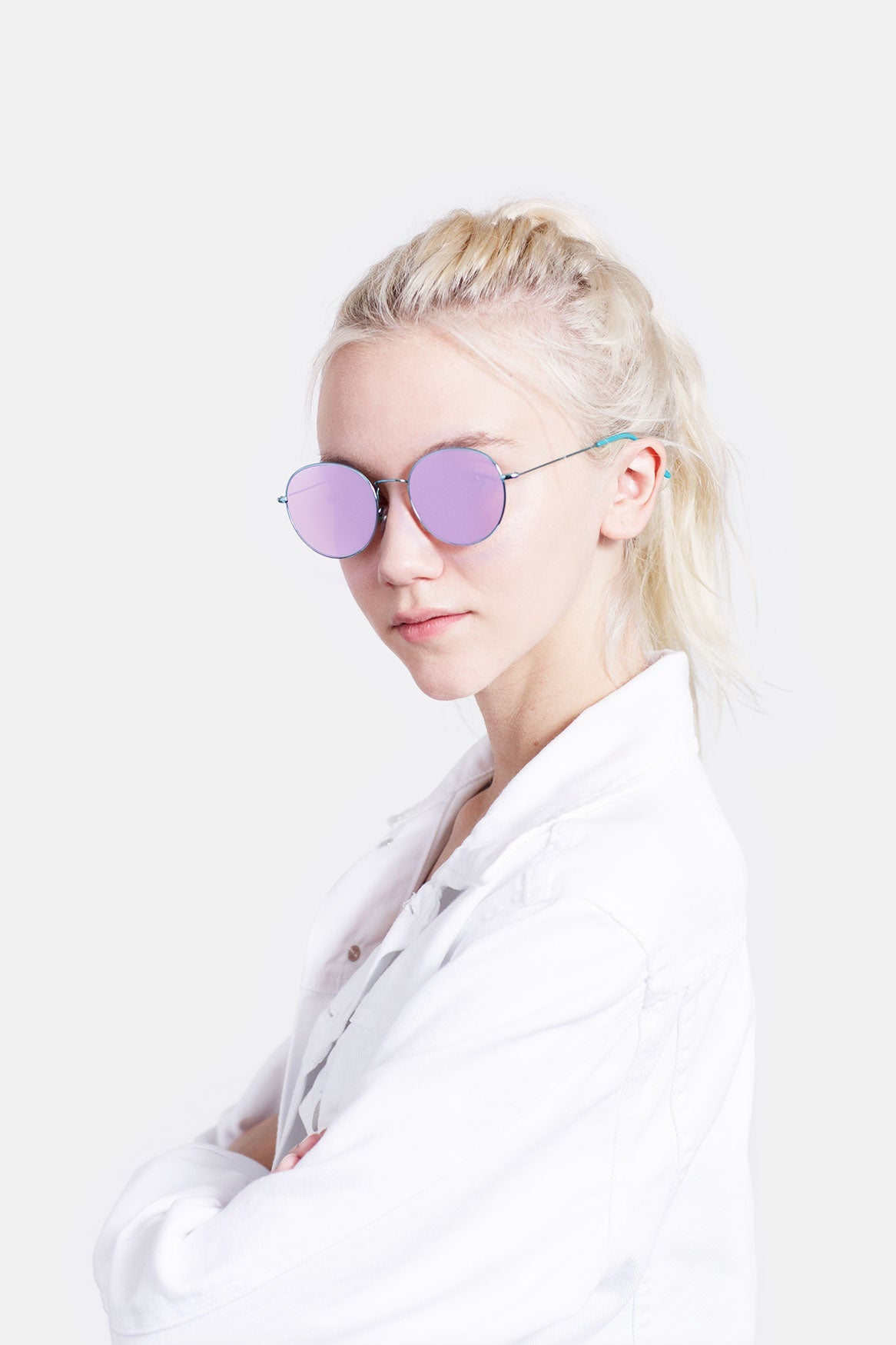 RetroSuperFuture Wire Mirror Pink DWG