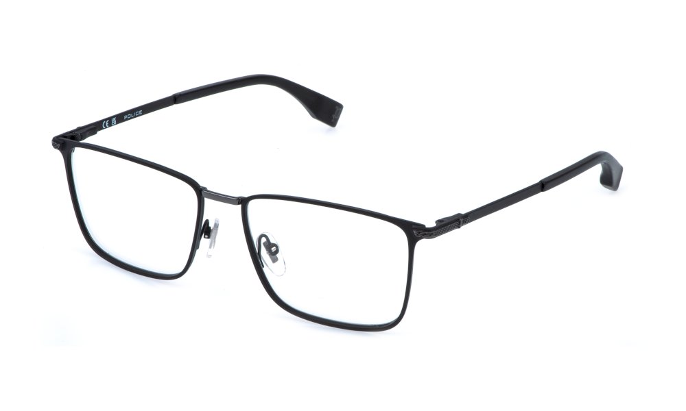 Police VPLR64 0599 Nero Semilucido C/Parti Bachelite/Ruteni