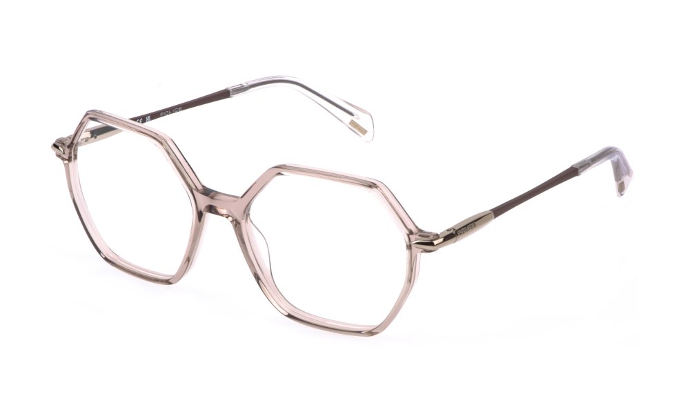 Police VPLR13 07T1 Beige Trasparente