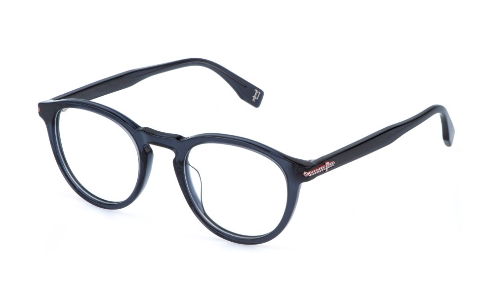 Police VPLR63 0705 Grigio Scuro Trasparente Lucido