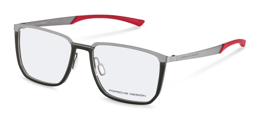 Porsche Design P8790 D000 Light Grey, Grey, Red