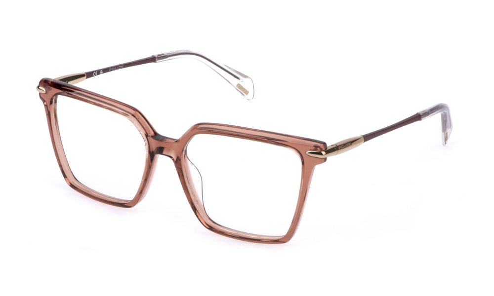 Police VPLR14 0893 Marrone Trasparente Lucido