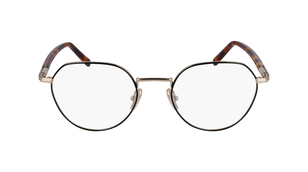 Ferragamo 限定クリエイション　オードリー　37サイズ Ferragamo SF2233 703 - Gold/black Eyeglasses | LookerOnline