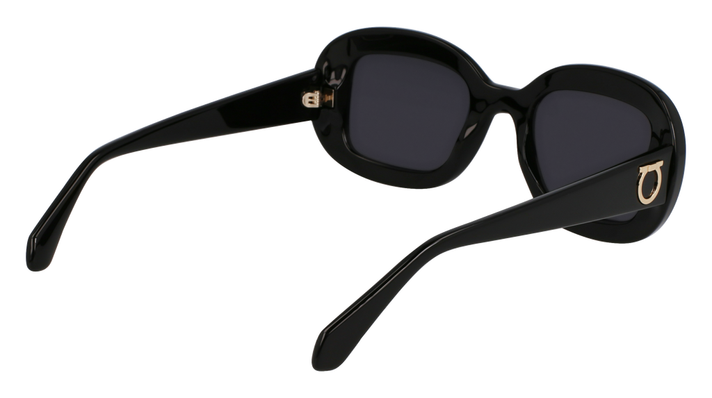 New Salvatore Ferragamo Sunglasses SF2038SE 001 Black / Dark Grey NWT Salvatore Ferragamo SF2038SE 001 Black Lenses Solid grey  main image 2