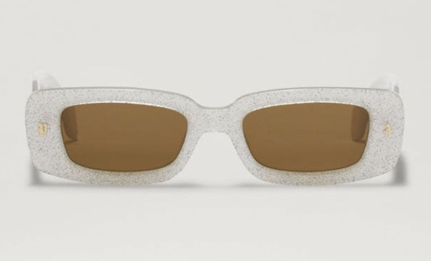 Palm Angels LaLa Sunglasses Glitter Brown