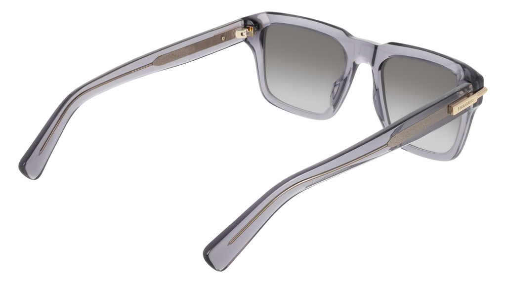Ferragamo SF2078SLBI 20 - Transparent grey Sunglasses | LookerOnline