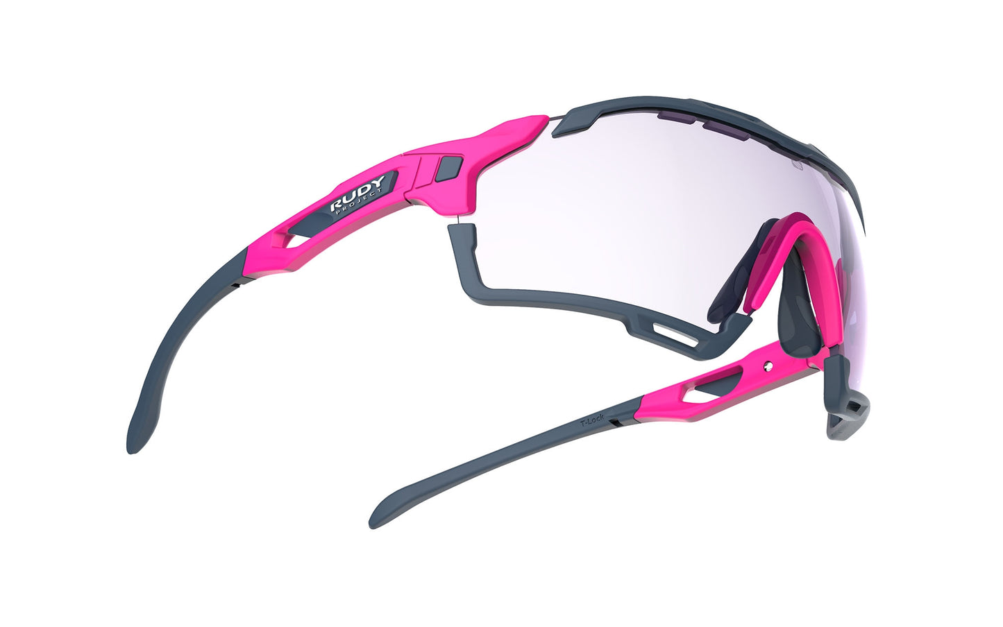 Rudy Project Cutline Pink Fluo - Impactx Photochromic 2 Laser Purple Sunglasses