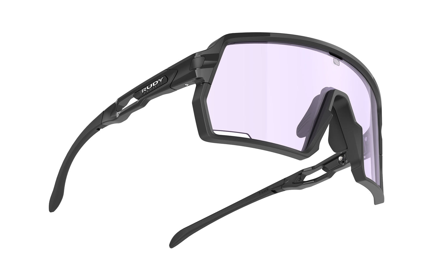 Rudy Project Kelion Black Gloss - Impactx Photochromic 2 Laser Purple Sunglasses
