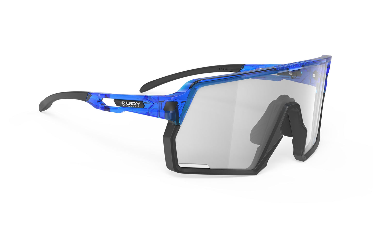 Rudy Project Kelion Crystal Blue - Impactx Photochromic 2 Laser Black Sunglasses