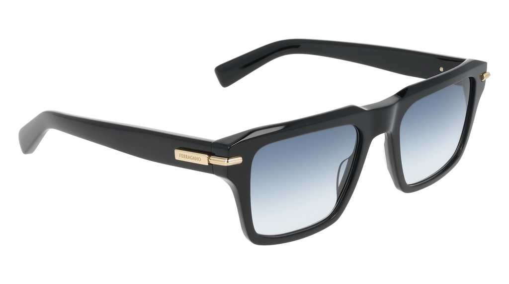 【sanzoku】Salvatore Ferragamo Ferragamo SF2078SLBI 1 - Black/greadient blue Sunglasses