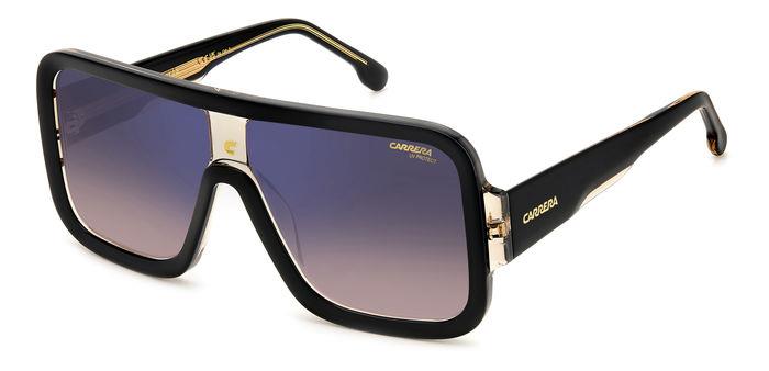 Carrera Sunglasses CAFLAGLAB 14 0WM/A8 Black Beige