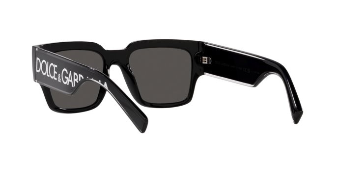 Dolce & Gabbana DG6184 501/87 Black Sunglasses for Man - LookerOnline