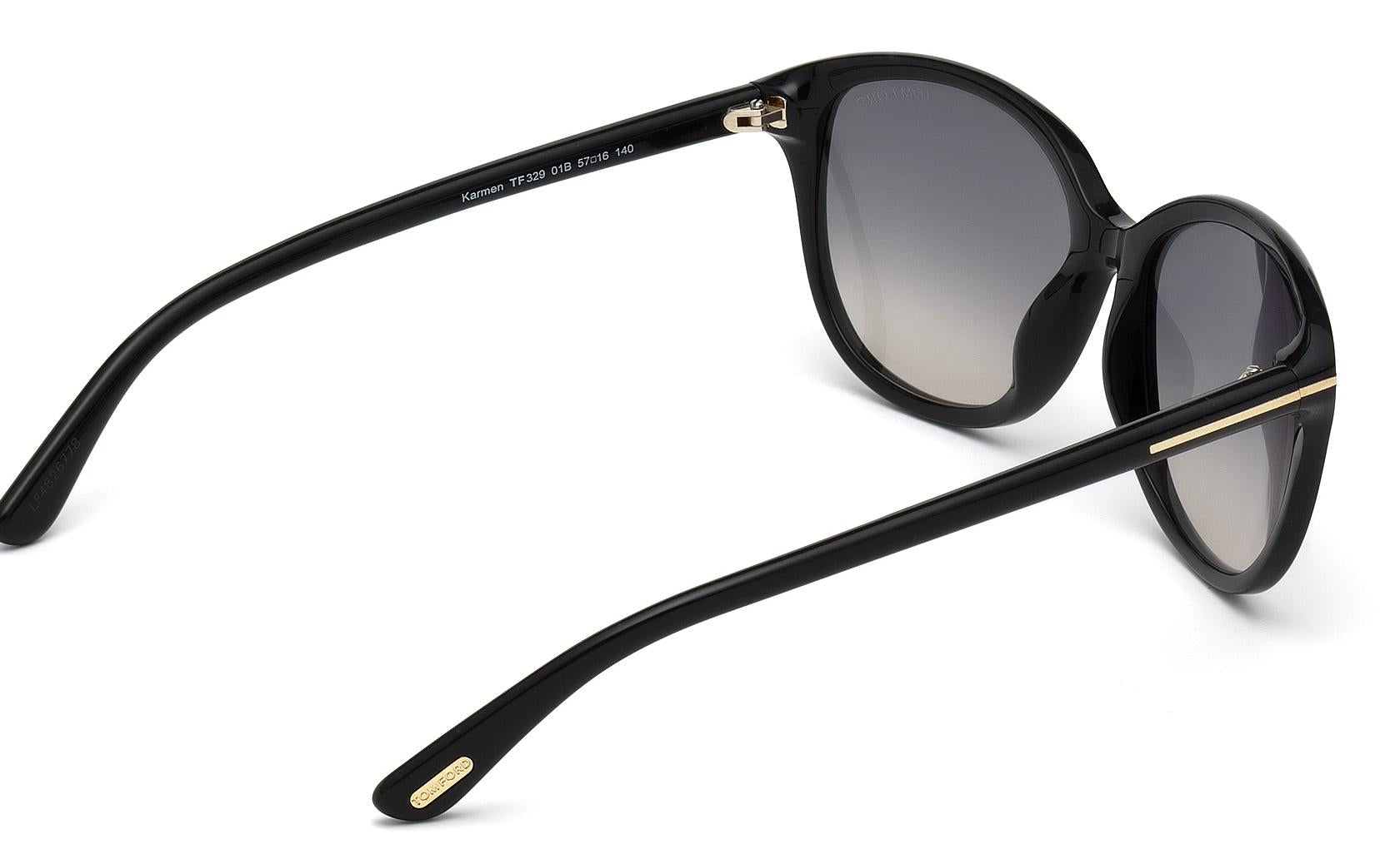 Tom Ford Karmen Sunglasses FT0329 01B