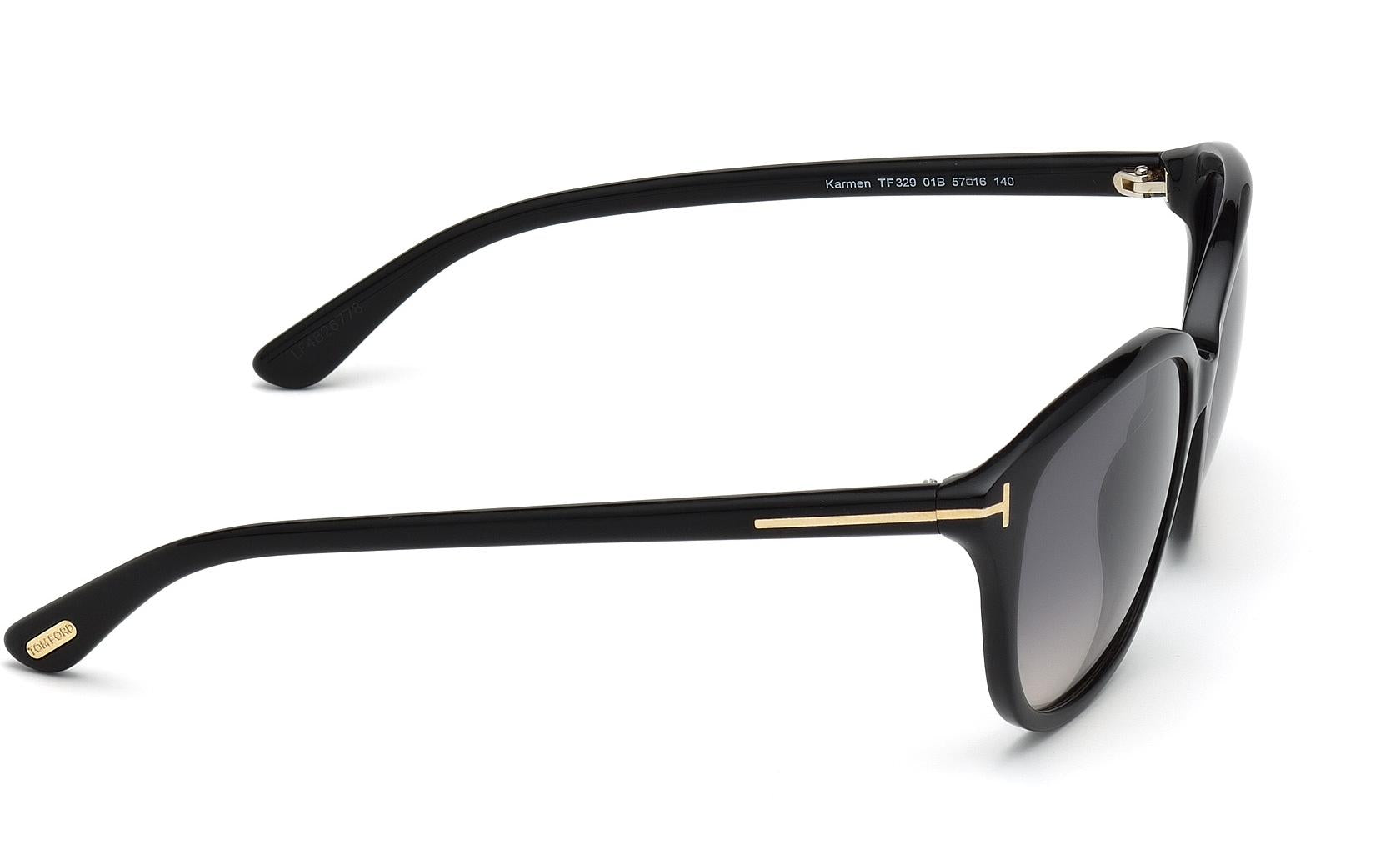 Tom Ford Karmen Sunglasses FT0329 01B