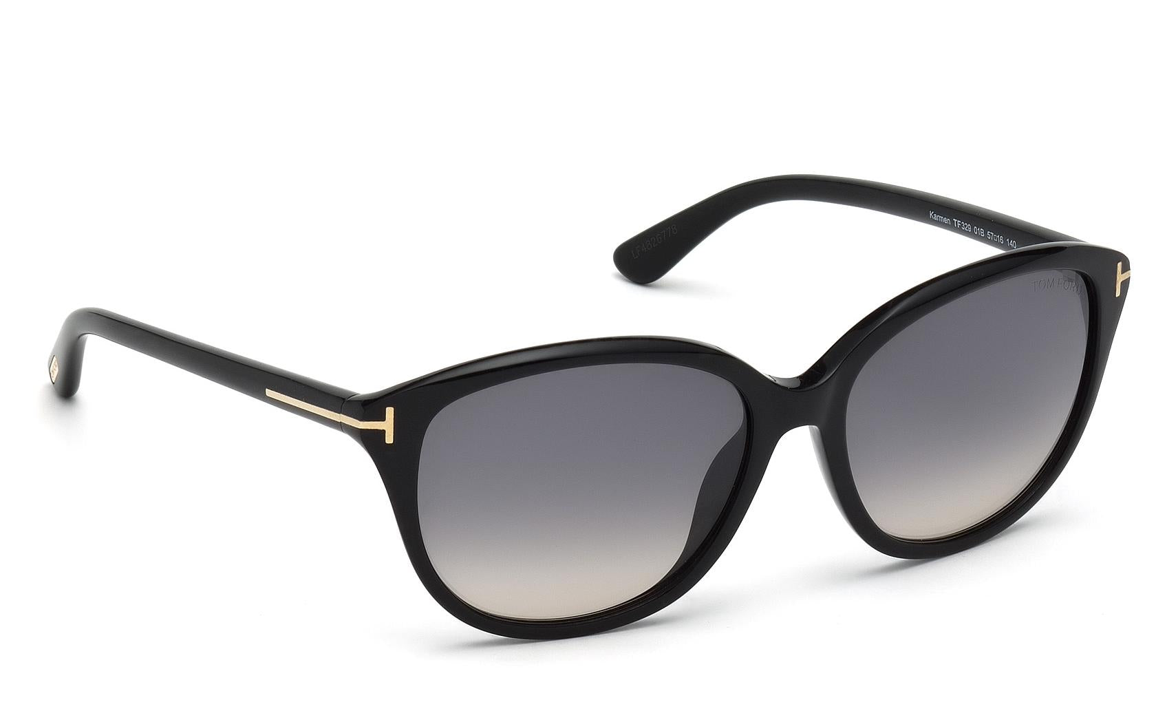Tom Ford Karmen Sunglasses FT0329 01B