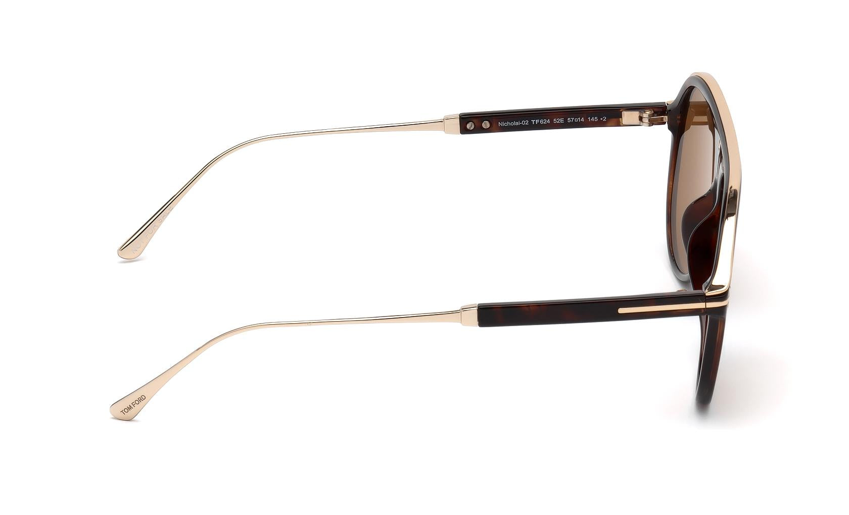 Tom Ford Nicholai-02 Sunglasses FT0624 52E