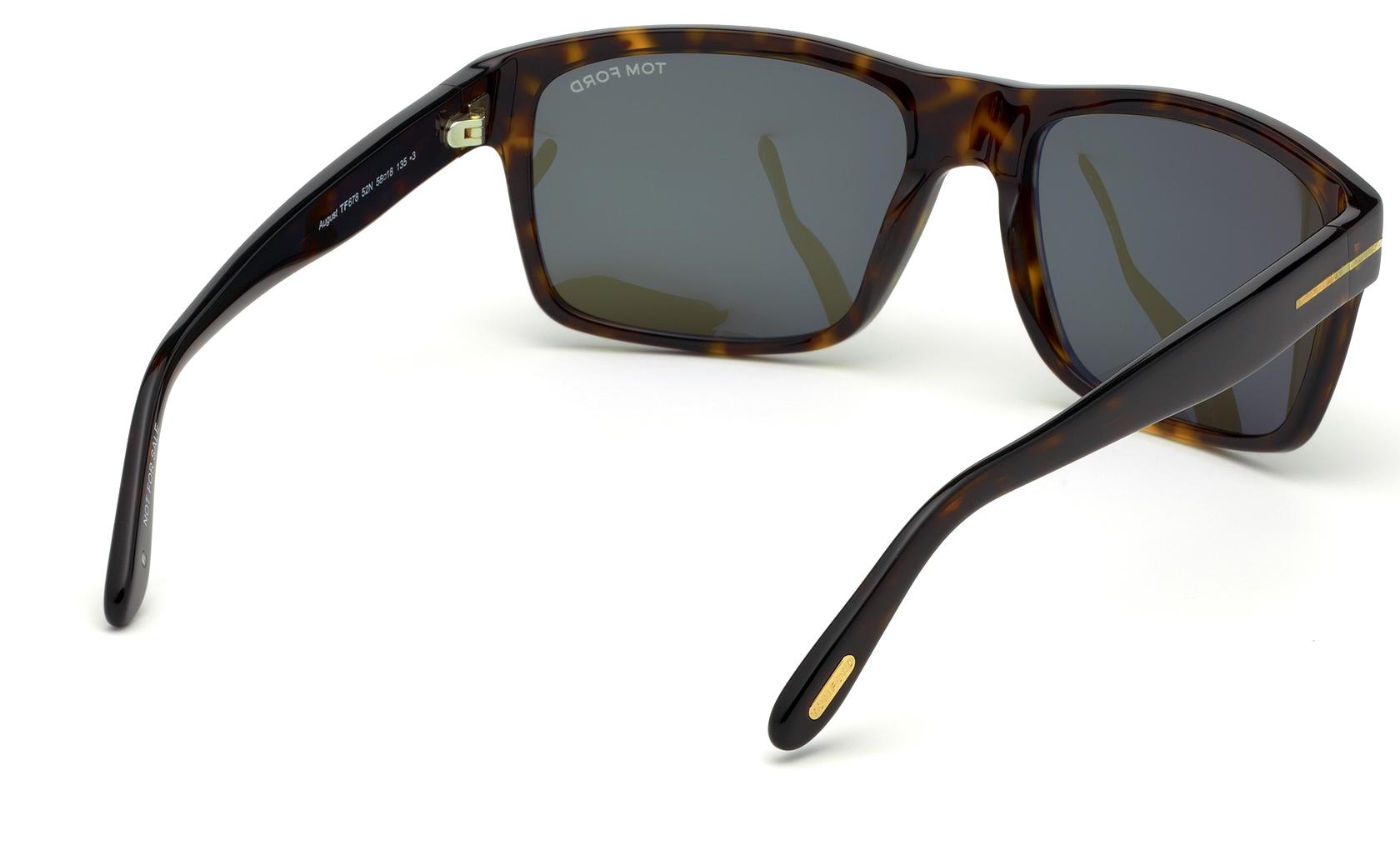Tom Ford August Sunglasses FT0678 52N