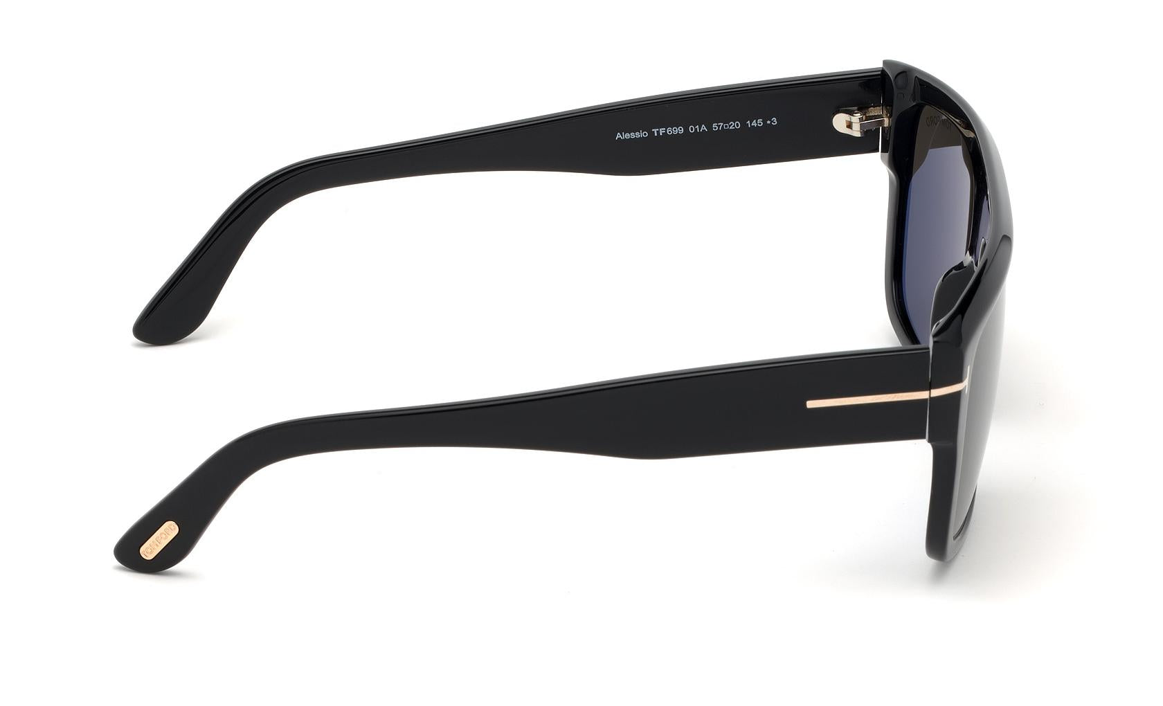 Tom Ford Alessio Sunglasses FT0699 01A