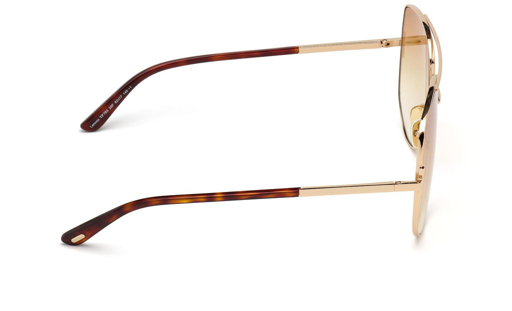 NEW TOM FORD SUNGLASSES, FT0783 28F GOLD WOMEN EYEWEAR TF783 28F Tom Ford Lennox TF783 28F Sunglasses – GlassesNow main image 3