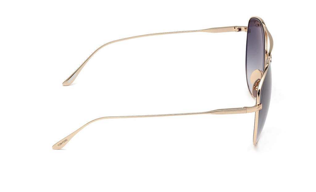 NEW! Tom Ford Mila Sunglasses Tom Ford Mila Oversize Sunglasses - Black Sunglasses  main image 2