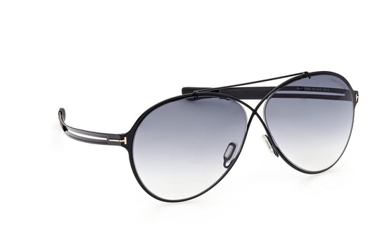 Load image into Gallery viewer, Tom Ford Rocco Sunglasses FT0828 01B
