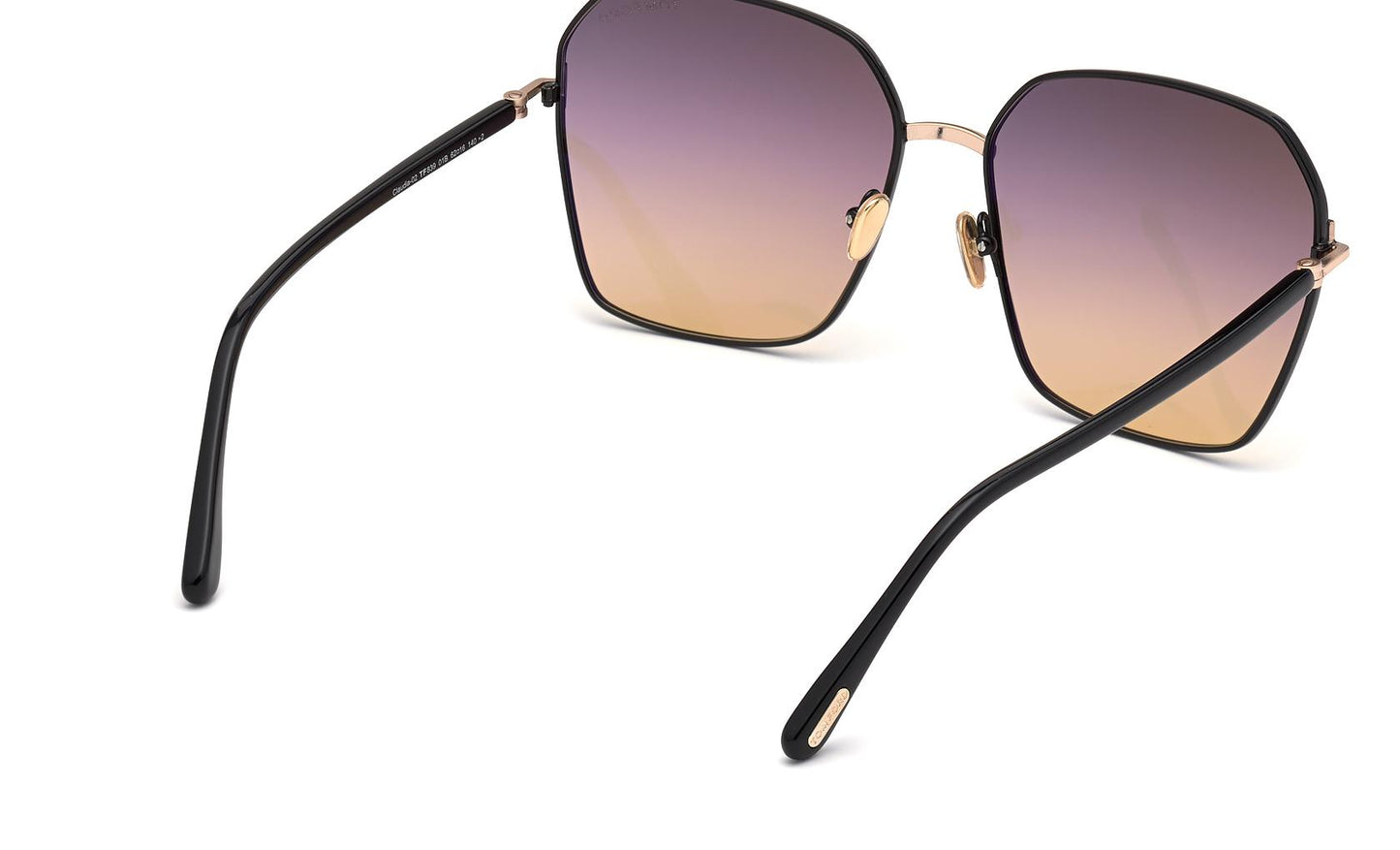 Load image into Gallery viewer, Tom Ford Claudia-02 Sunglasses FT0839 01B
