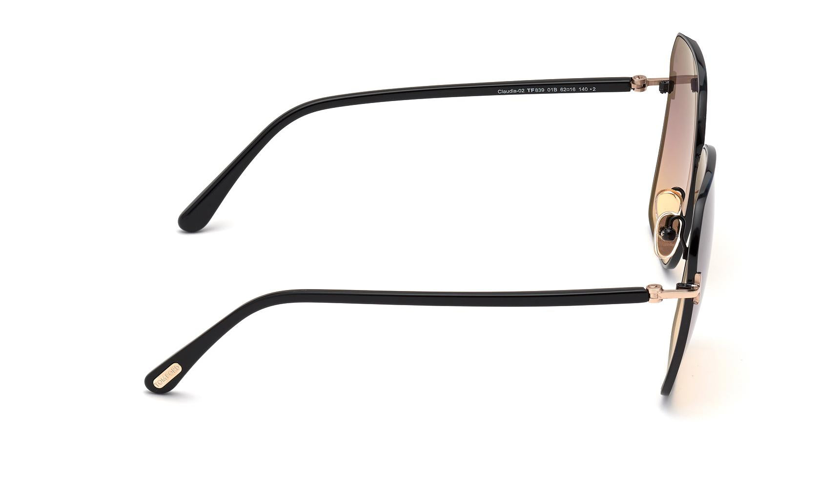 Tom Ford Claudia-02 Sunglasses FT0839 01B