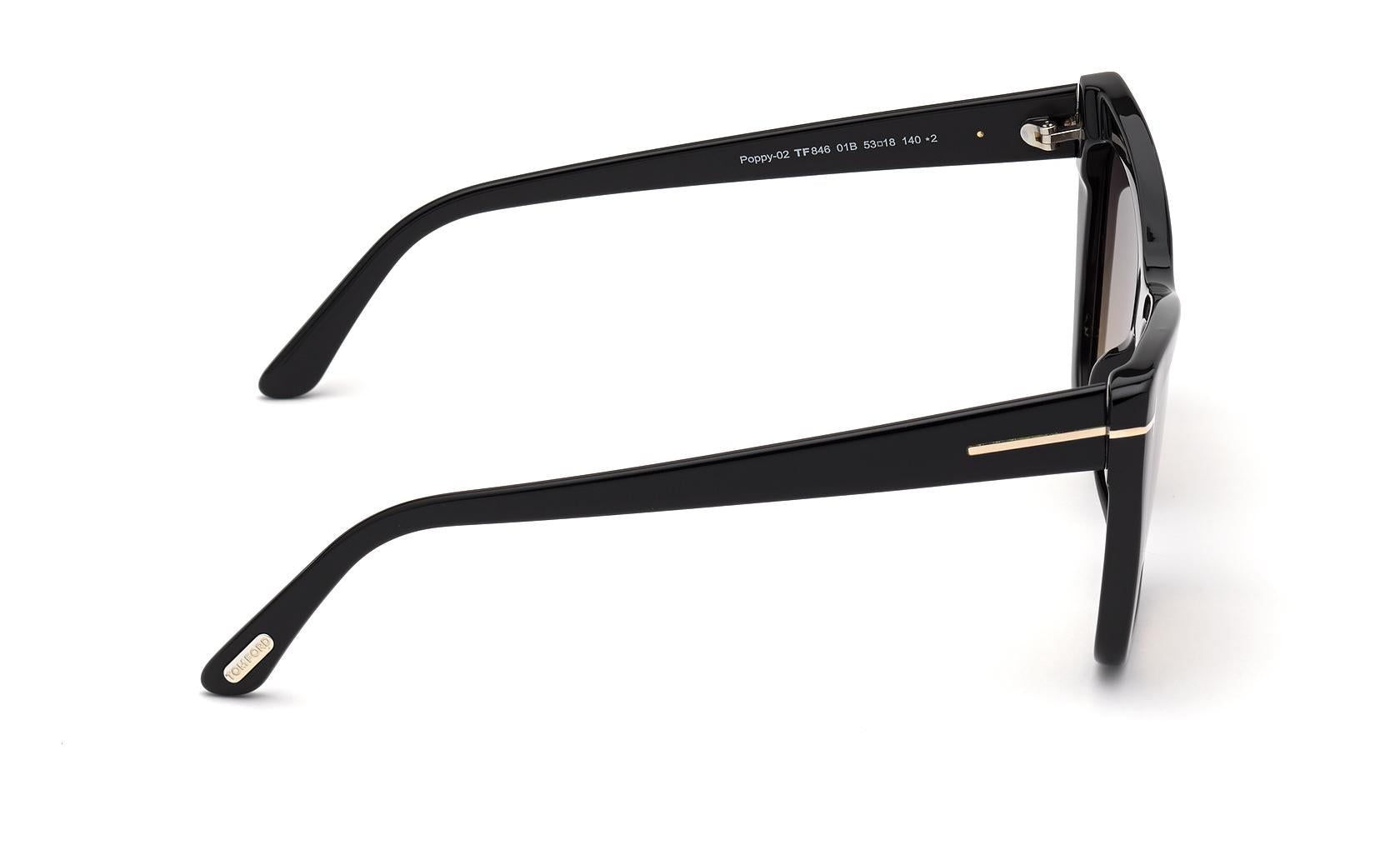 Tom Ford Poppy-02 Sunglasses FT0846 01B