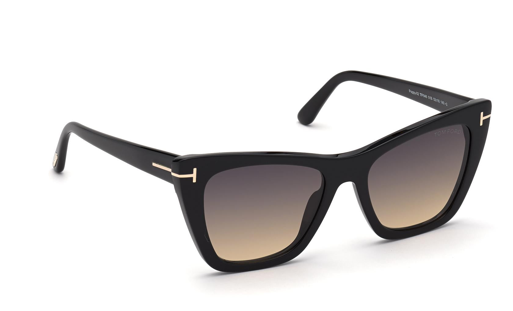 Tom Ford Poppy-02 Sunglasses FT0846 01B