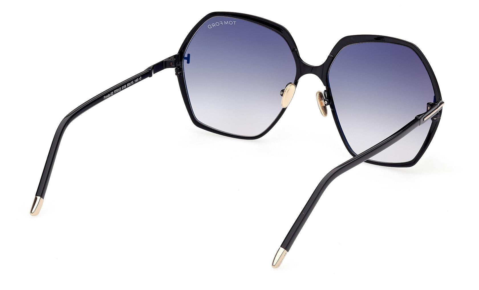 Tom Ford Fonda-02 Sunglasses FT0912 01B